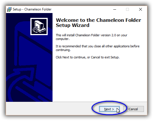 Chameleon Folder のインストール