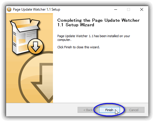 Page Update Watcher のインストール