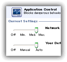 ZoneAlarm Free Firewall : Set Application Control to MAX SECURITY mode